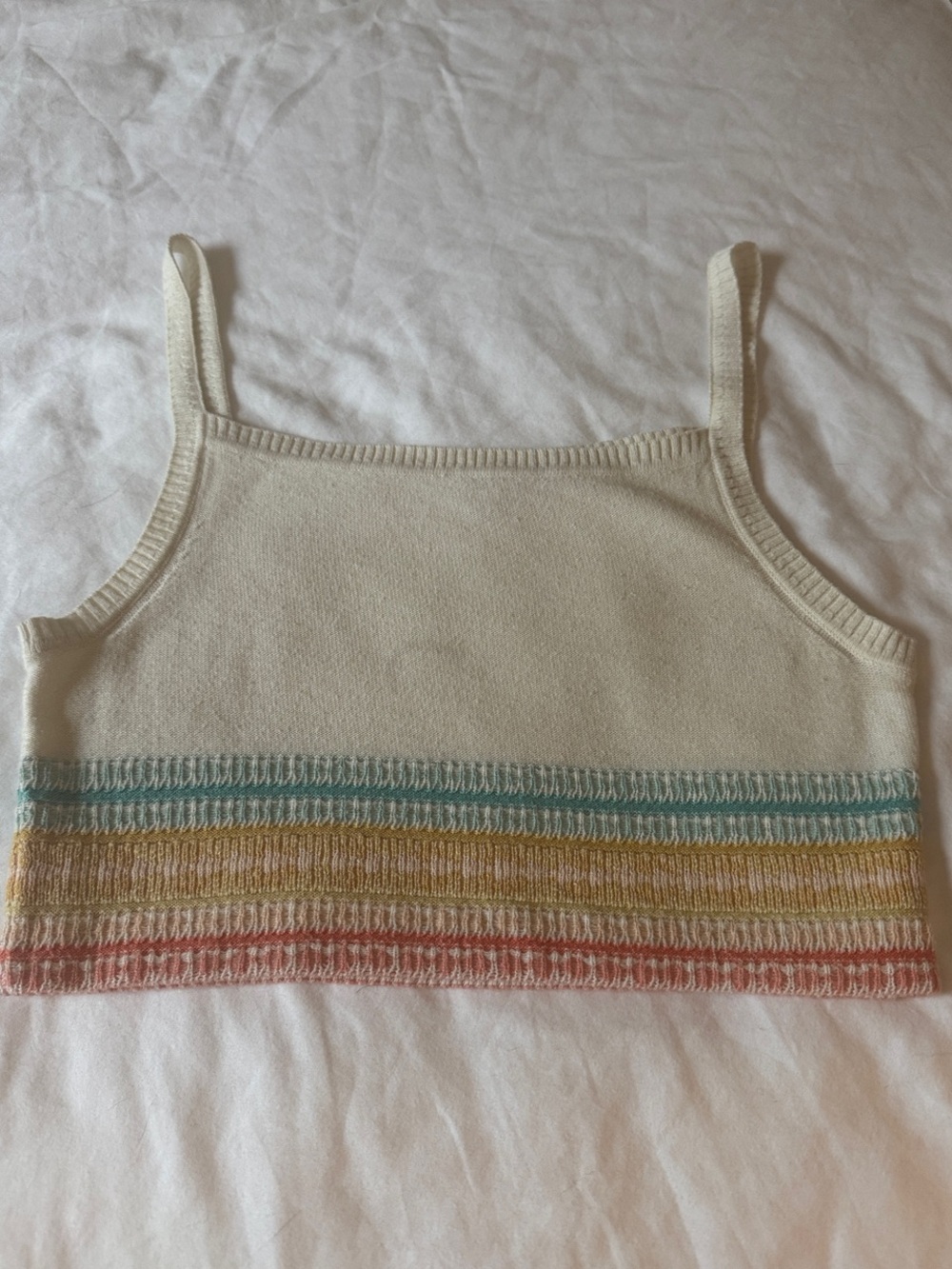 O'Neill Mila Cropped Sweater Tank Top
